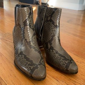 Calvin Klein Fioranna Snake Skin Bootie
